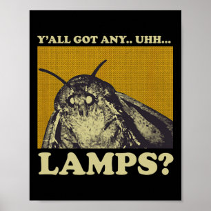 Poster J'Ai Des Lampes, Un Mème D'Insecte De La Mousse