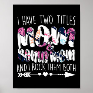 Poster J'Ai Deux Titres Maman Bonus Maman Maman Maman Lad