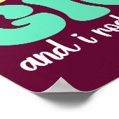 Poster J'ai deux titres Maman et Gigi Funny Fête des mère (Coin)