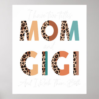 Poster j'ai deux titres maman et mama et je les fais tous