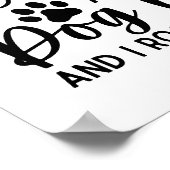 Poster J'Ai Deux Titres Nurse Et Chien Maman (Coin)