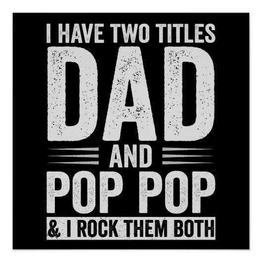 Poster J'ai Deux Titres Papa Et Papi Papi (Devant)