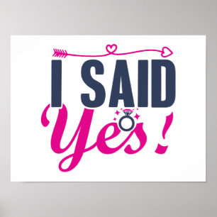 Poster J'ai dit oui