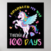 Poster J'Ai Éclaté Mon Chemin À Travers 100 Jours D'École (Devant)