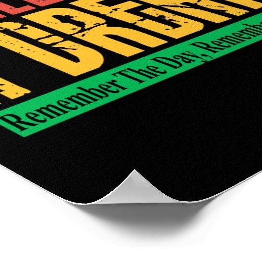 Poster J'Ai Encore Un Rêve, Rappelez-Vous Le Jour (Coin)