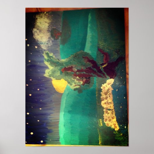 Poster "J'ai erré seul comme un nuage" (Devant)