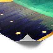 Poster "J'ai erré seul comme un nuage" (Coin)