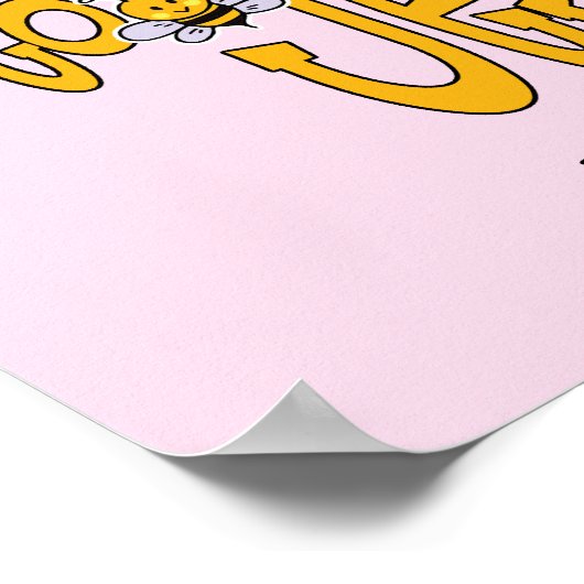 Poster J'ai été longtemps à Jésus - Rose (Coin)