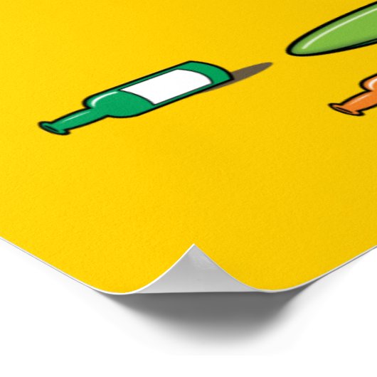 Poster "J'Ai Été Tracé Sur" (Coin)