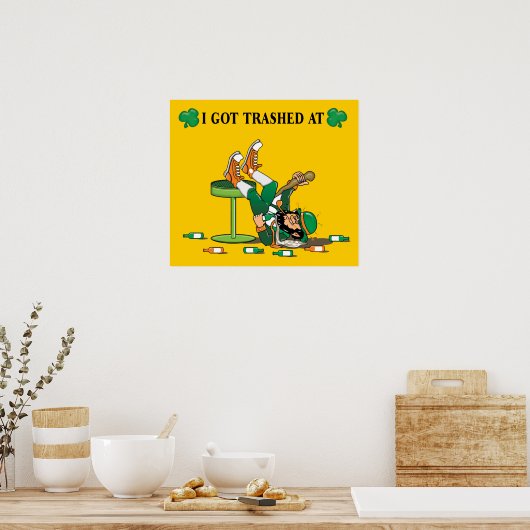 Poster "J'Ai Été Tracé Sur" (Cuisine)