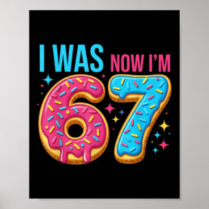 Poster J'ai eu 7 ans pour mon anniversaire J'avais 6 ans