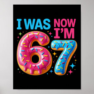 Poster J'ai eu 7 ans pour mon anniversaire J'avais 6 ans