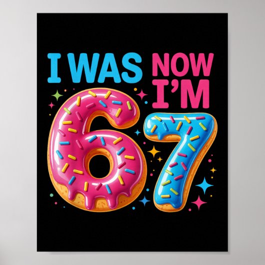 Poster J'ai eu 7 ans pour mon anniversaire J'avais 6 ans (Devant)