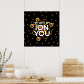 Poster J'AI EU MON ION VOUS Amusant Science (Cuisine)
