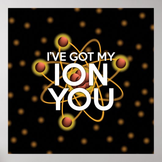 Poster J'AI EU MON ION VOUS Amusant Science (Devant)