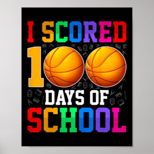Poster J'Ai Évalué 100 Jours De L'École Bysketll Enfants