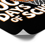 Poster J'Ai Fait 100 Jours De Basketball Scolaire _ 100E (Coin)