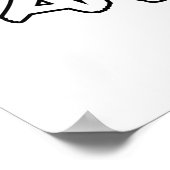 Poster J'Ai Fait Et Il Encre (Coin)