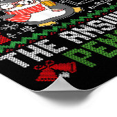 Poster J'Ai Fait Le Mathe La Réponse Est Penguin Ugly Mat (Coin)