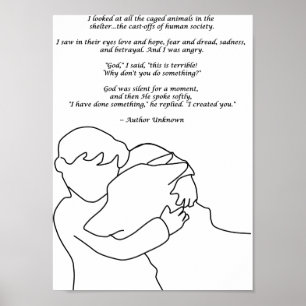 Poster J'ai fait quelque chose poème