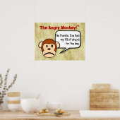 Poster J'ai fini de traiter avec des gens stupides pour l (Cuisine)