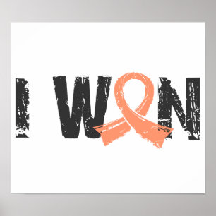 Poster J'Ai Gagné Le Cancer De L'Endomère