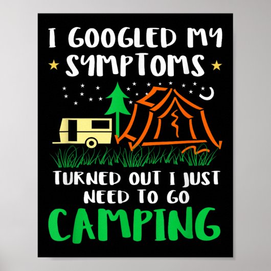 Poster J'ai Googlé mes symptômes, il s'est avéré que j'ai (Devant)