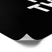 Poster J'Ai Gourdi Le Blues Drôle Veggie Pun Dark BG (Coin)