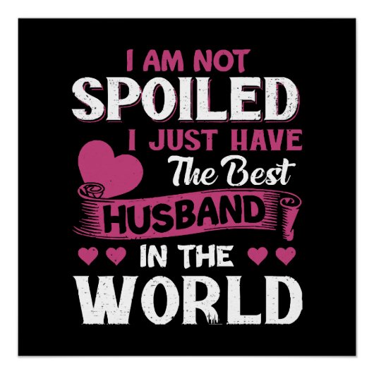 Poster J'Ai Juste Le Meilleur Mari Au Monde (Devant)