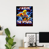 Poster J'Ai Le Power Heman (Bureau à domicile)