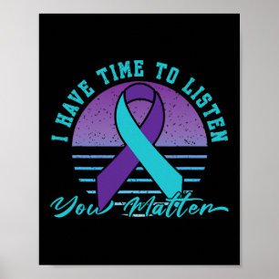 Poster J'Ai Le Temps De Vous Écouter Problème Prévention