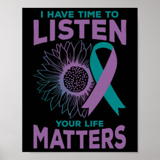Poster J'Ai Le Temps D'Écouter Le Conseiller De Sensibili