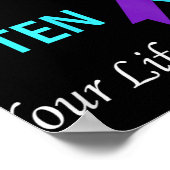 Poster J'Ai Le Temps D'Écouter Que Ta Vie Est (Coin)