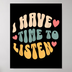 Poster J'Ai Le Temps D'Écouter _ Sensibilisation Au Suici