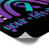 Poster J'Ai Le Temps D'Écouter Sensibilisation Au Suicide (Coin)