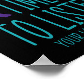 Poster J'Ai Le Temps D'Écouter Sensibilisation Au Suicide (Coin)