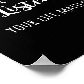 Poster J'Ai Le Temps D'Écouter Votre Vie, Ça Compte 2 (Coin)