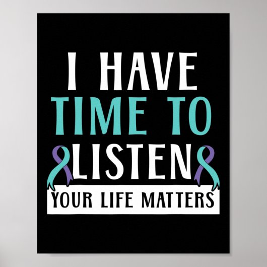 Poster J'Ai Le Temps D'Écouter Votre Vie, Ça Compte Pour  (Devant)