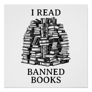 Poster J'Ai Lu Des Livres Interdits