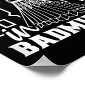Poster J'Ai Mal Dans Badminton Sport Shutter Player Team (Coin)