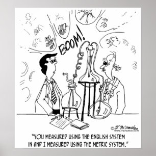 Poster J'Ai Mesuré En Métrique, Vous Ne L'Avez Pas Fait