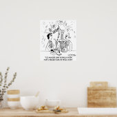 Poster J'Ai Mesuré En Métrique, Vous Ne L'Avez Pas Fait (Cuisine)