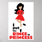 Poster J'ai mis le coing dans la princesse Black Hair Dan (Devant)