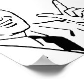 POSTER J'AI MIS LE "HO" EN T-SHIRT HOMO (Coin)