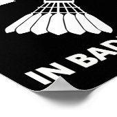 Poster J'Ai Mis Le Mauvais Dans Badminton 3 (Coin)