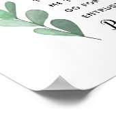 Poster J'ai mis ma confiance en vous Écritures Imprimer (Coin)