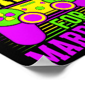 Poster J'ai mis mon jeu en pause pour le carnaval de Mard (Coin)