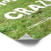 Poster J'ai peut-être l'air sain d'esprit, mais je peins (Coin)