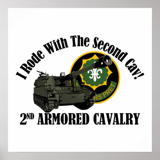 Poster J'Ai Roulé Avec La 2E RCA ! Howitzer (Devant)