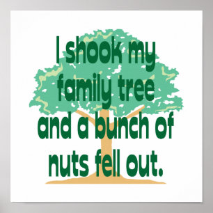Poster J'ai secoué mon arbre généalogique